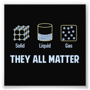Impression Photo Gaz Solide Liquide - Ils Sont Tous Importants