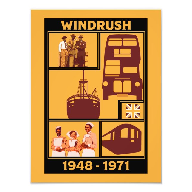 Impression Photo Génération Windrush Histoire britannique (Devant)