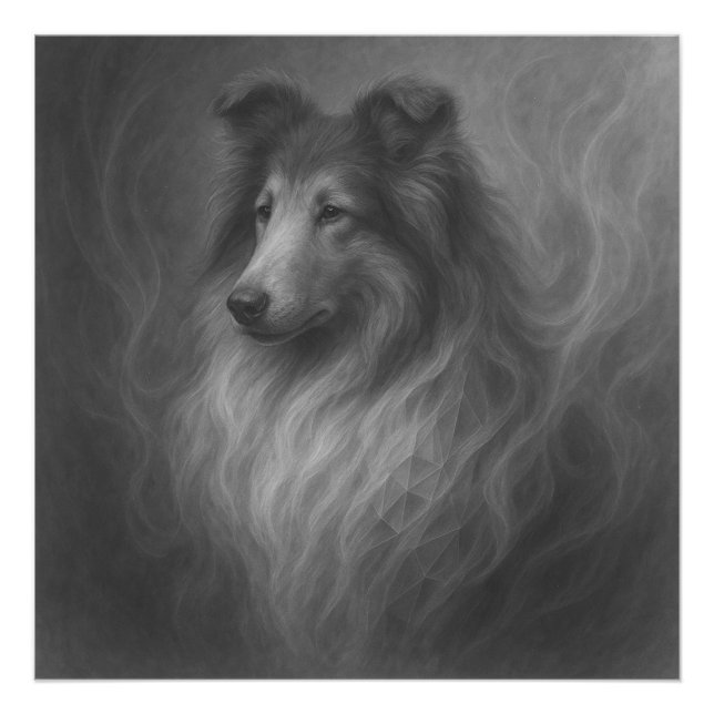 Impression Photo Gentle Soul — Collie Portrait by GeoWild Designs (Devant)