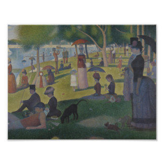 Impression Photo Georges Seurat - Un dimanche sur La Grande Jatte
