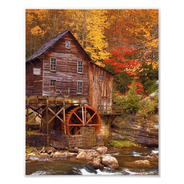 Impression Photo Glade Creek Grist Mill (Devant)