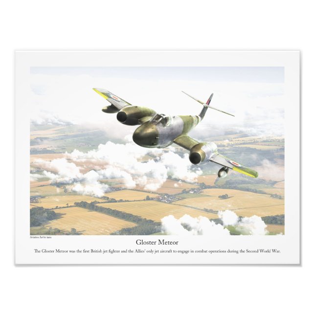 Impression Photo Gloster Meteor (Devant)