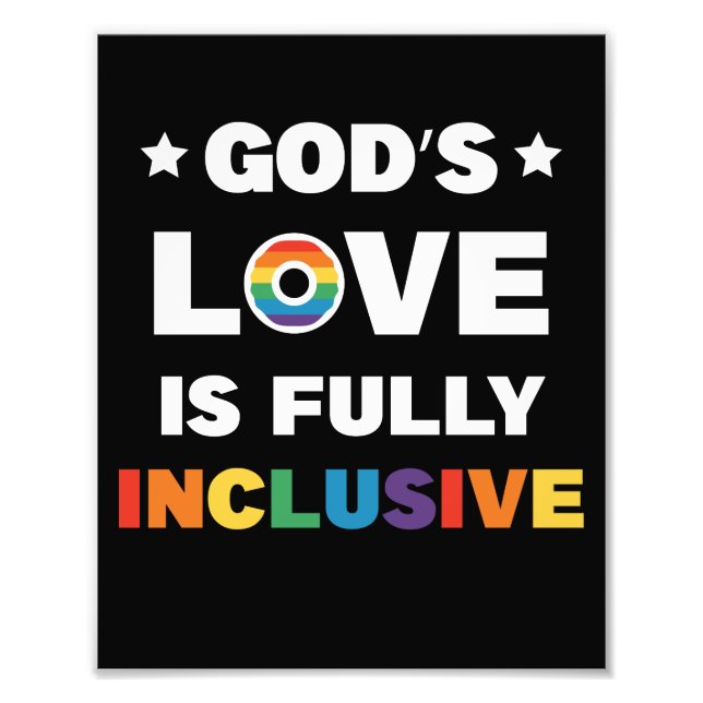 Impression Photo God's Love Is (Devant)