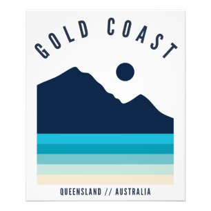 Impression Photo Gold Coast Queensland Australie Rétro Vintage