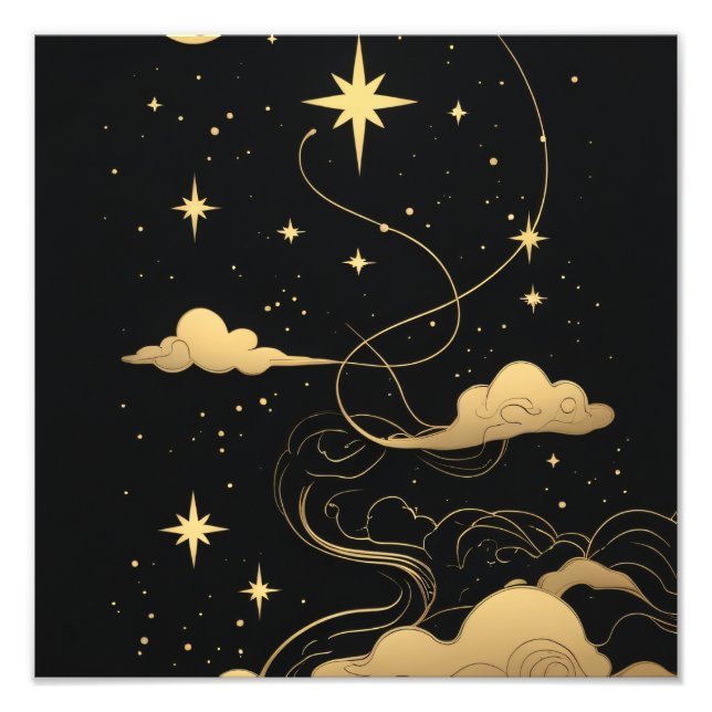 Impression Photo Golden Dreamscape Sky (Devant)