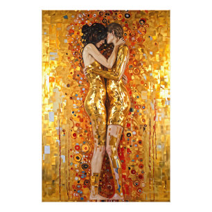 Impression Photo "Golden Embrace" Précieux et indestructible