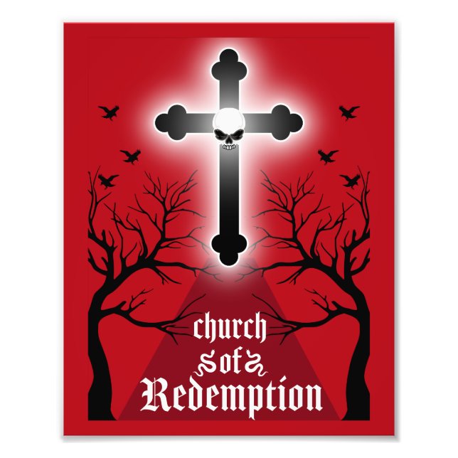 Impression Photo Goth Post Punk Mode (Devant)