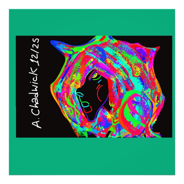 Impression Photo Gothic Goddess with Horned Headdress (Devant)