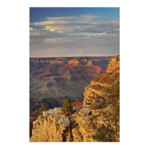 Impression Photo Grand Canyon depuis la rive sud au coucher du sole