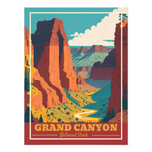 Impression Photo Grand Canyon National Park Arizona Vintage
