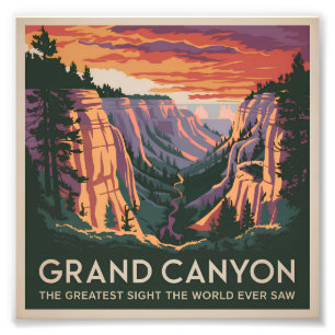 Impression Photo Grand Canyon USA vintage