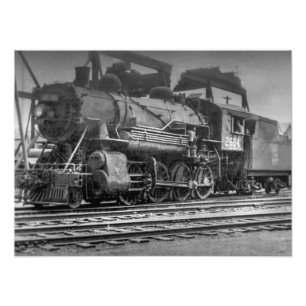 Impression Photo Grand Trunk Western Railroad Engine #2684 Vintage