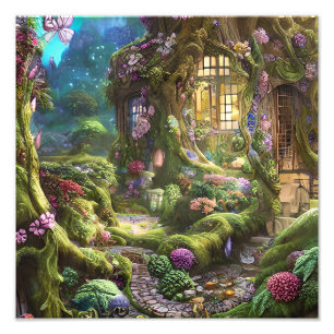 Impression Photo Graphique de la forêt de Fairyland