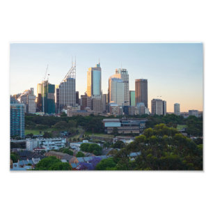 Impression Photo Gratte-ciel du centre d'affaires de Sydney