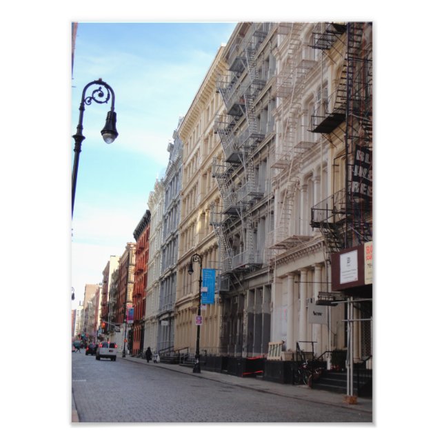 Impression Photo Greene Street SoHo Cast Iron Architecture New York (Devant)
