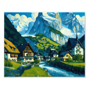 Impression Photo Grindelwald Suisse Art