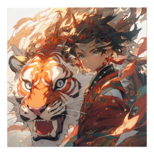Impression Photo Guerrier tigre