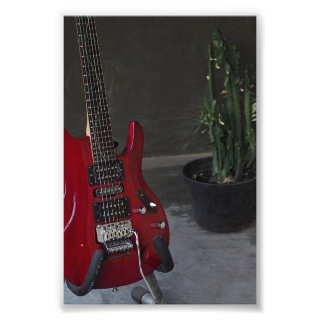 Impression Photo Guitare acoustique cool (Devant)