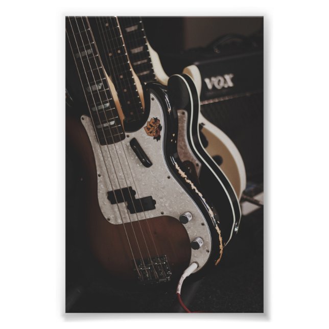 Impression Photo Guitare acoustique cool (Devant)