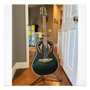 Impression Photo Guitare noire