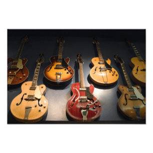 Impression Photo Guitares vintages