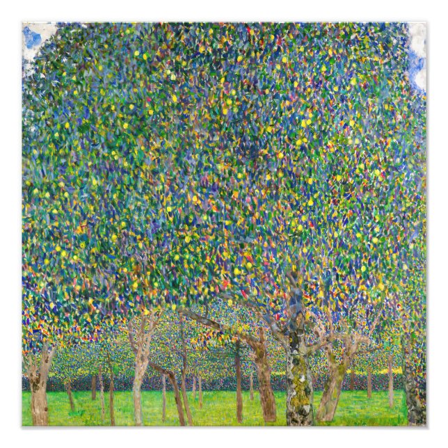 Impression Photo Gustav Klimt - Arbre à poires (Devant)
