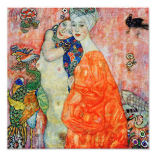 Impression Photo Gustav Klimt - Femmes amis