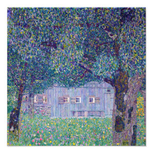 Impression Photo Gustav Klimt - Ferme en Haute-Autriche
