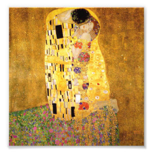 Impression Photo Gustav Klimt la copie de baiser