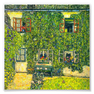 Impression Photo Gustav Klimt La Maison de Guardaboschi