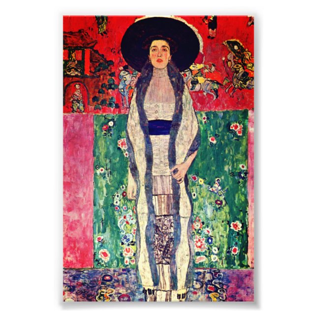 Impression Photo Gustav Klimt Portrait d'Adele Bloch-Bauer II (Devant)
