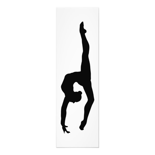 Impression Photo Gymnastique rythmique Silhouette (Devant)