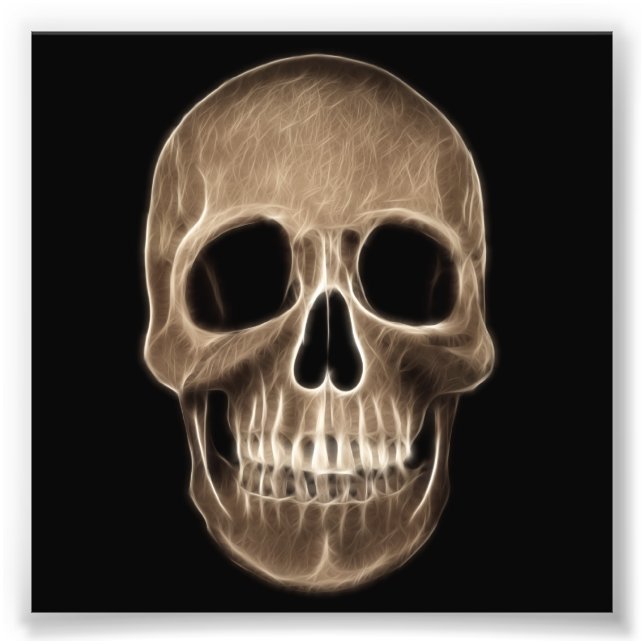 Impression Photo Halloween Halloween Skeleton X-Ray (Devant)