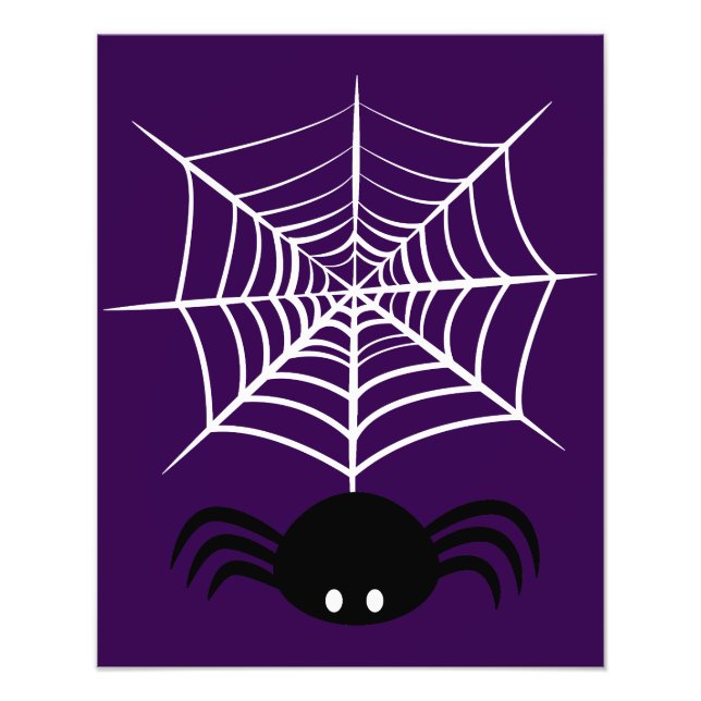 Impression Photo Halloween Spider Web (Devant)