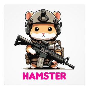 Impression Photo Hamster tactique