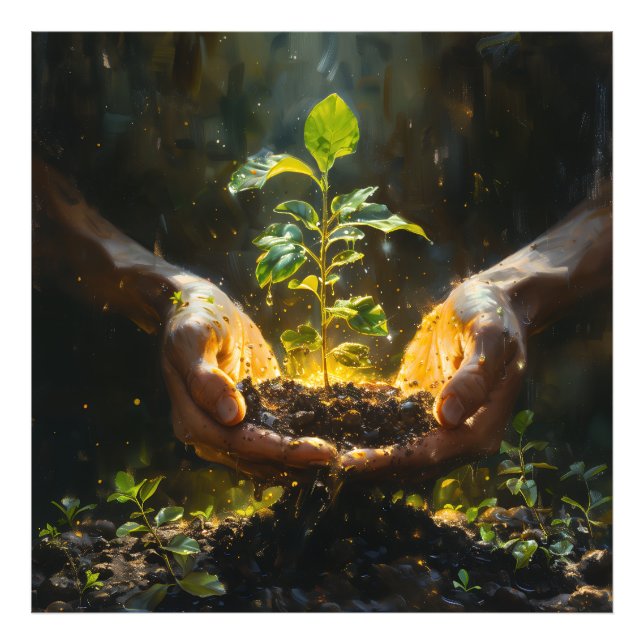 Impression Photo Hands Holding Hope (Devant)