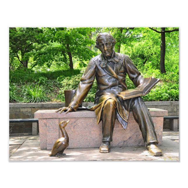Impression Photo Hans Christian Andersen dans le Parc central (Devant)
