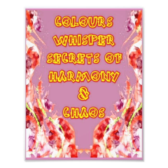 Impression Photo harmonie (Devant)