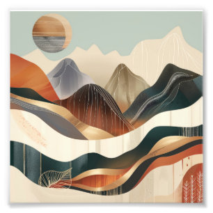 Impression Photo Harmonie des couleurs dans la nature: mondes de mo