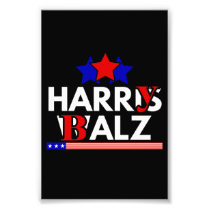Impression Photo Harris Walz 24 Harry Balz 2024 Meme Democratics