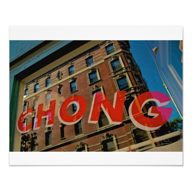 Impression Photo Harry Chong Chinese Laundry-Greenwich Village NYC (Devant)
