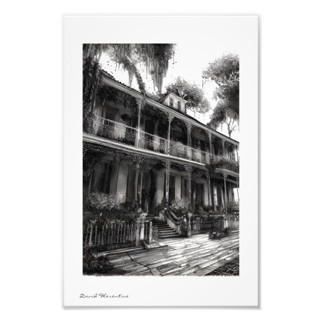 Impression Photo Hauned New Orleans Home 2 (Devant)