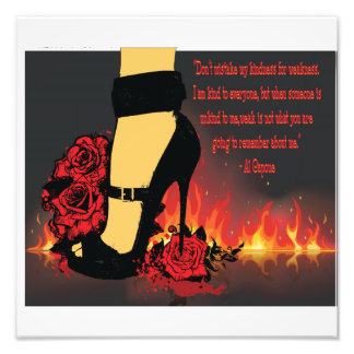 Impression Photo Haut talons et capone Al