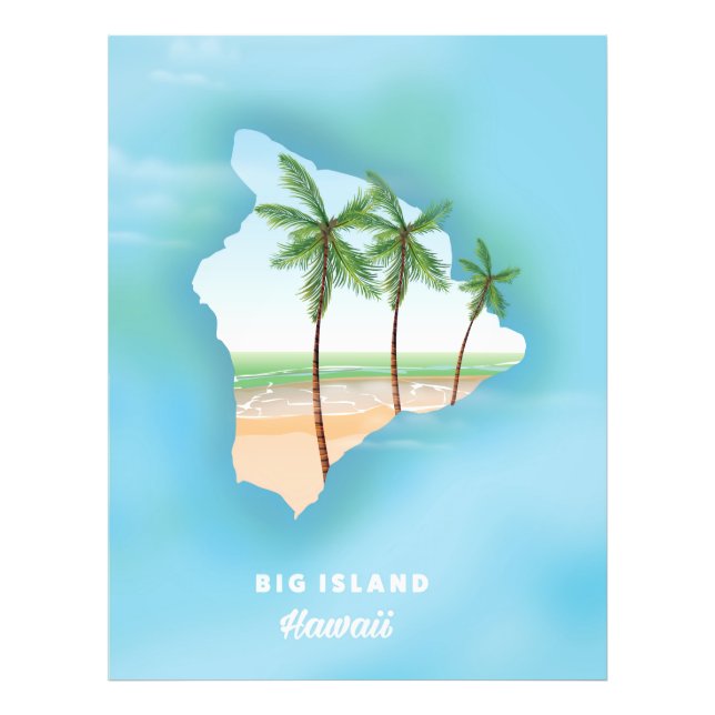 Impression Photo Hawaii Big Island (Devant)