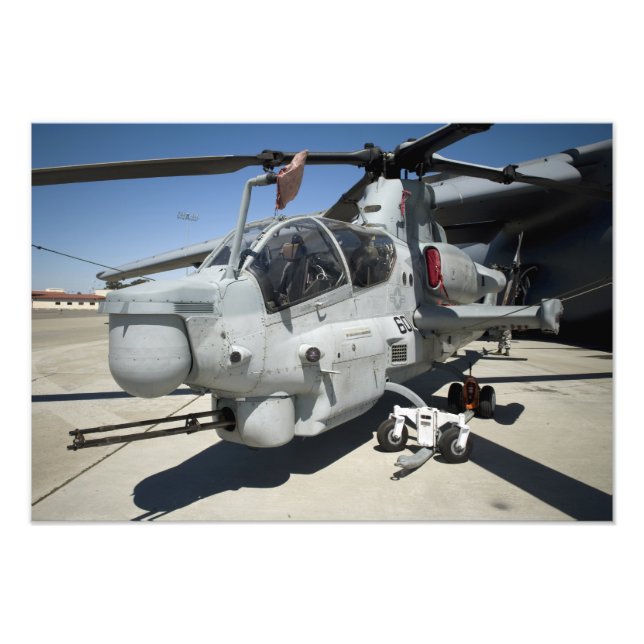 Impression Photo Hélicoptère d'attaque AH-1Z Super Cobra (Devant)