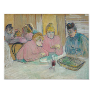 Impression Photo Henri De Toulouse-Lautrec - dames dans la salle à