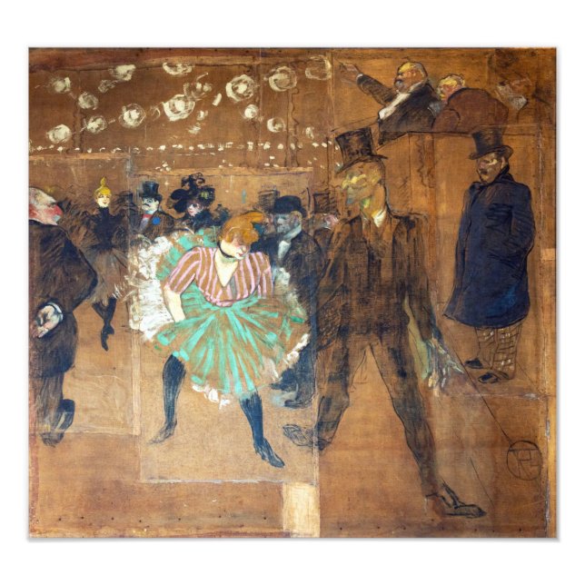 Impression Photo Henri de Toulouse-Lautrec - Danse à la Rouge (Devant)