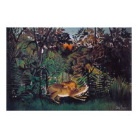 Henri Rousseau - Le lion affamé