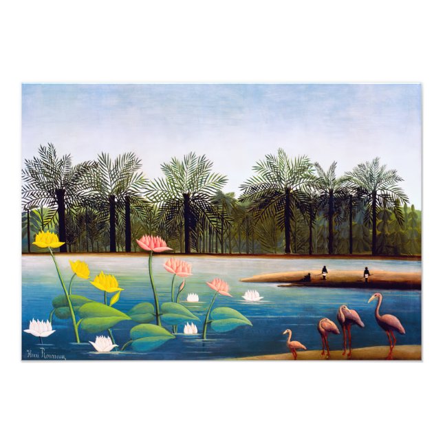 Impression Photo Henri Rousseau - Les Flamants roses (Devant)