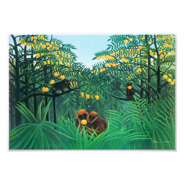 Impression Photo Henri Rousseau Les Tropiques (Devant)
